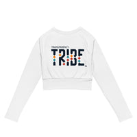 Recycled Eco-friendly long-sleeve sleek crop top