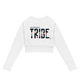 Recycled Eco-friendly long-sleeve sleek crop top