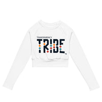 Recycled Eco-friendly long-sleeve sleek crop top