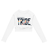 Recycled Eco-friendly long-sleeve sleek crop top