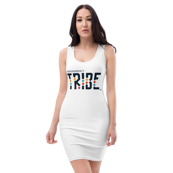 Tribe Sexy Fab Fitted Dress       TRANSPARENCY TRIBE