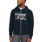 Tribe Unisex Zip Up Hoodie Sweater