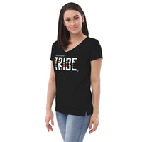 Tribe Women’s Recycled V-neck T-shirt       TRANSPARENCY TRIBE