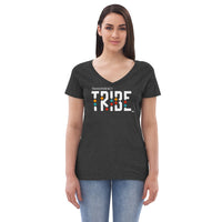 Tribe Women’s Recycled V-neck T-shirt       TRANSPARENCY TRIBE