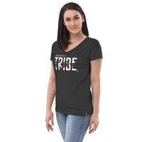 Tribe Women’s Recycled V-neck T-shirt       TRANSPARENCY TRIBE