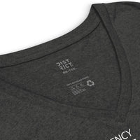 Tribe Women’s Recycled V-neck T-shirt       TRANSPARENCY TRIBE