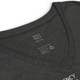 Tribe Women’s Recycled V-neck T-shirt       TRANSPARENCY TRIBE