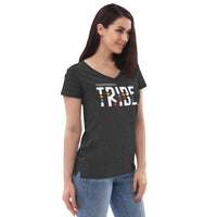 Tribe Women’s Recycled V-neck T-shirt       TRANSPARENCY TRIBE