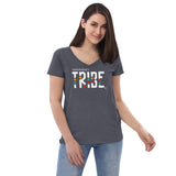 Tribe Women’s Recycled V-neck T-shirt       TRANSPARENCY TRIBE