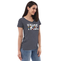 Tribe Women’s Recycled V-neck T-shirt       TRANSPARENCY TRIBE