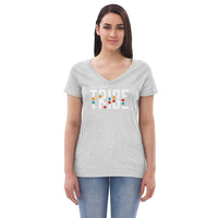 Tribe Women’s Recycled V-neck T-shirt       TRANSPARENCY TRIBE