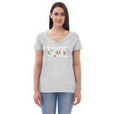 Tribe Women’s Recycled V-neck T-shirt       TRANSPARENCY TRIBE