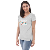 Tribe Women’s Recycled V-neck T-shirt       TRANSPARENCY TRIBE