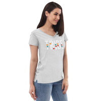 Tribe Women’s Recycled V-neck T-shirt       TRANSPARENCY TRIBE